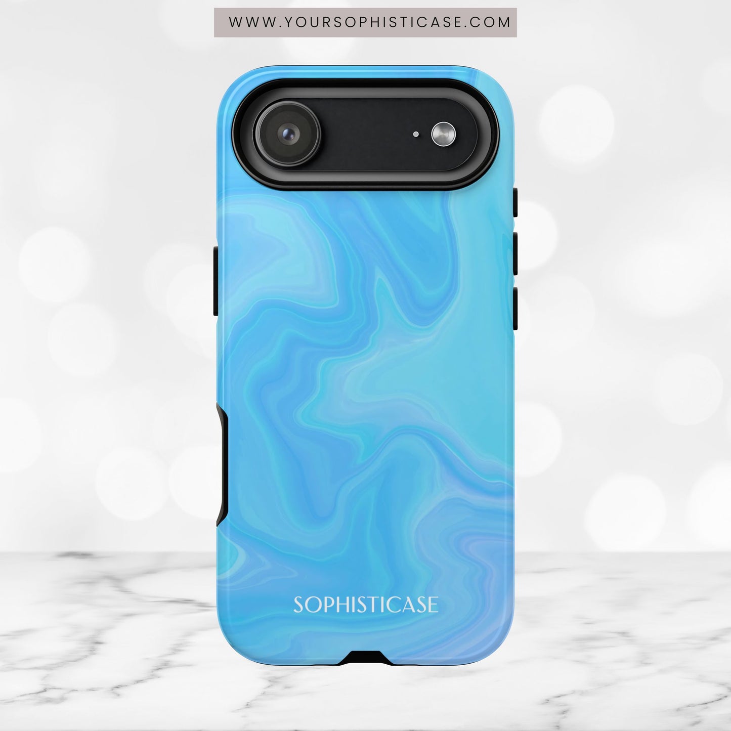 Liquid Magic in Blue - iPhone Case