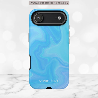 Liquid Magic in Blue - iPhone Case