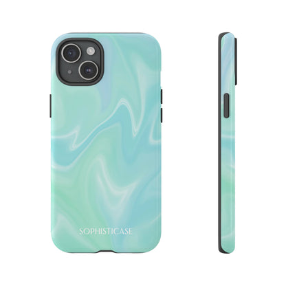 Liquid Magic in Green Haze - iPhone Case
