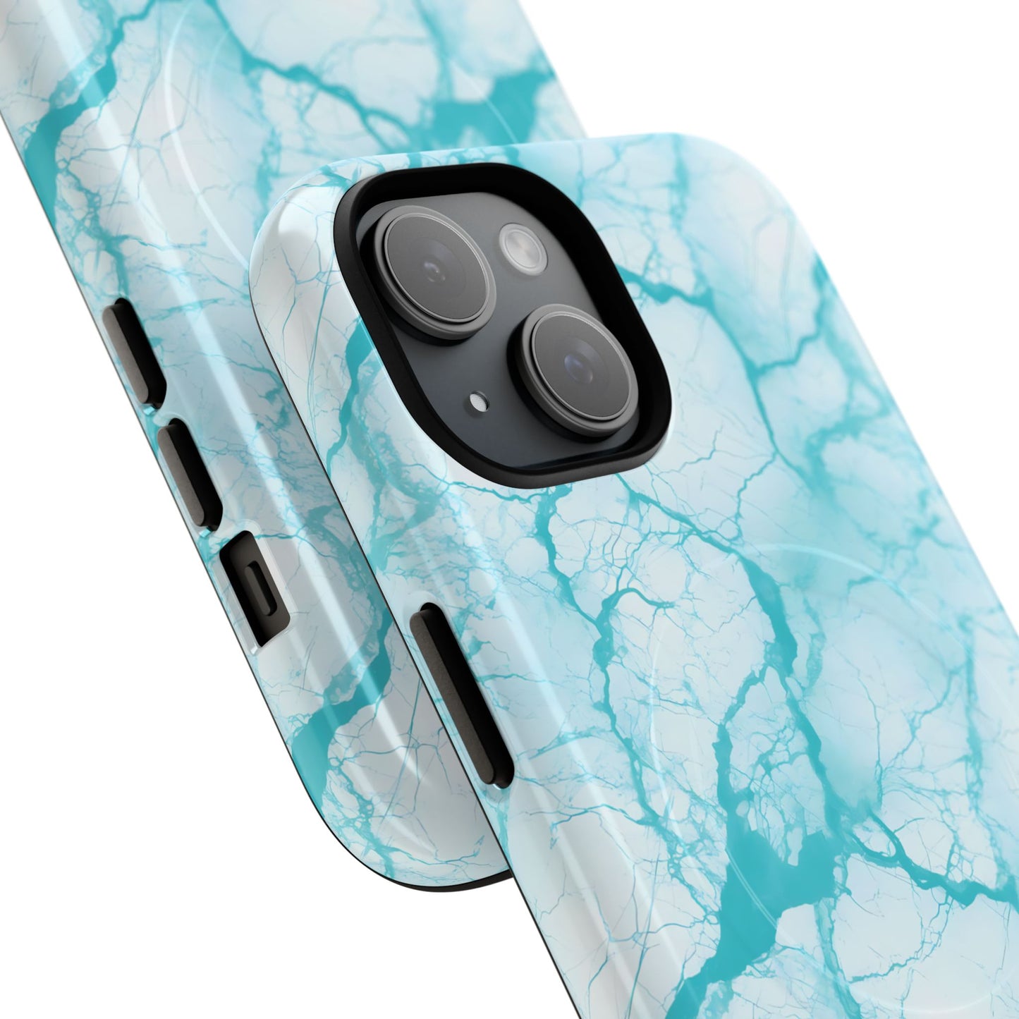 Marble Opulence in Aqua - Magsafe Case