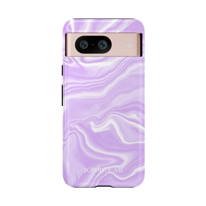 Liquid Dreams in Light Purple - Drop Proof Phone Case for Google Pixel