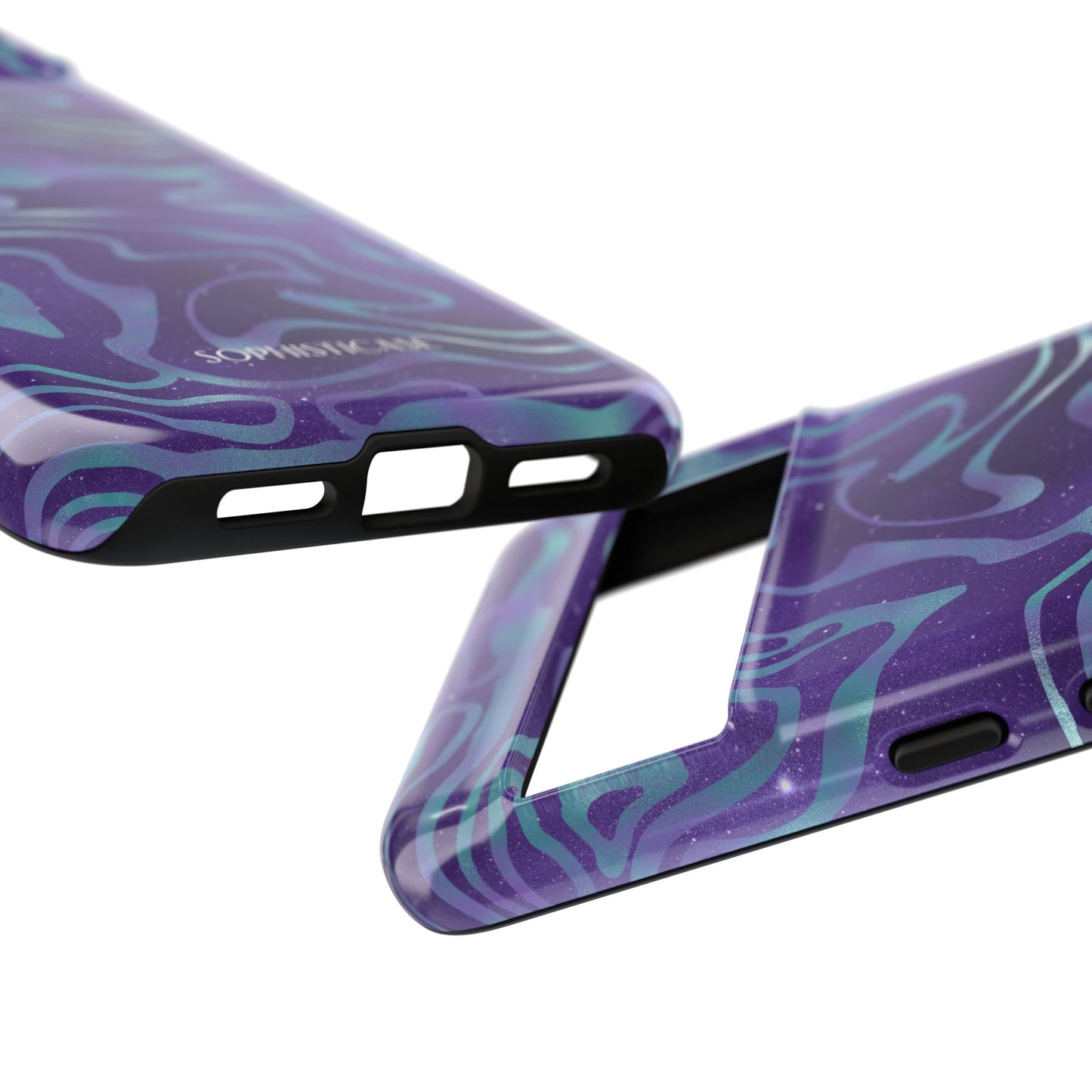 Cosmic Gold in Blue & Purple - iPhone Case, Samsung Galaxy Case, Google Pixel Case