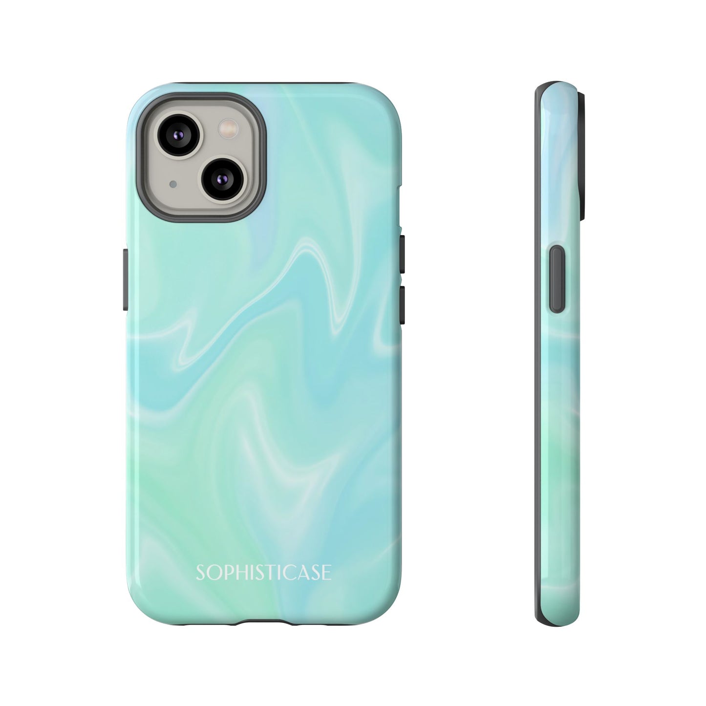 Liquid Magic in Green Haze - Drop Proof Phone Case for iPhone