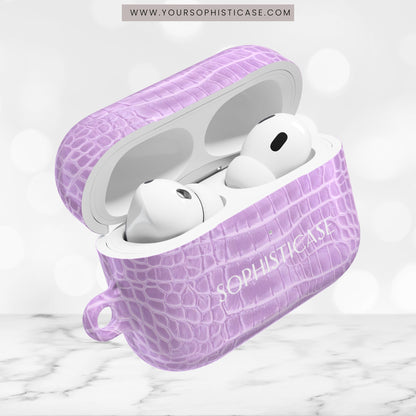 AirPod Cases - Luxe Leather in Purple