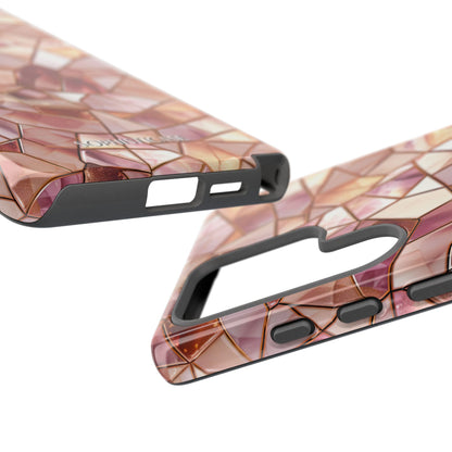 Rose' Runway in Champagne Mosaic - Tough Phone Case