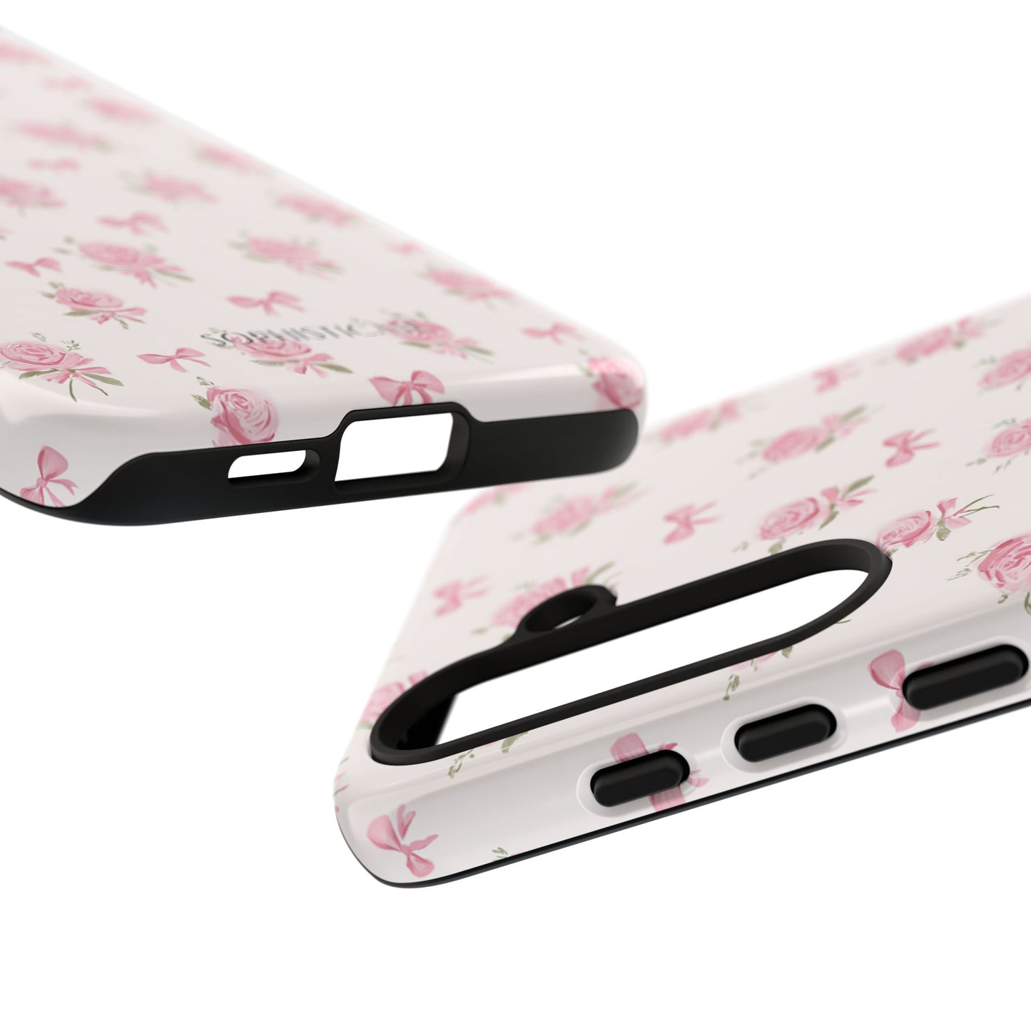 The Sweetest Thing in Coquette Roses and Bows - iPhone Case, Samsung Galaxy Case, Google Pixel Case