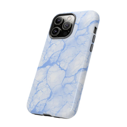 Marble Opulence in Blue - Tough Phone Case