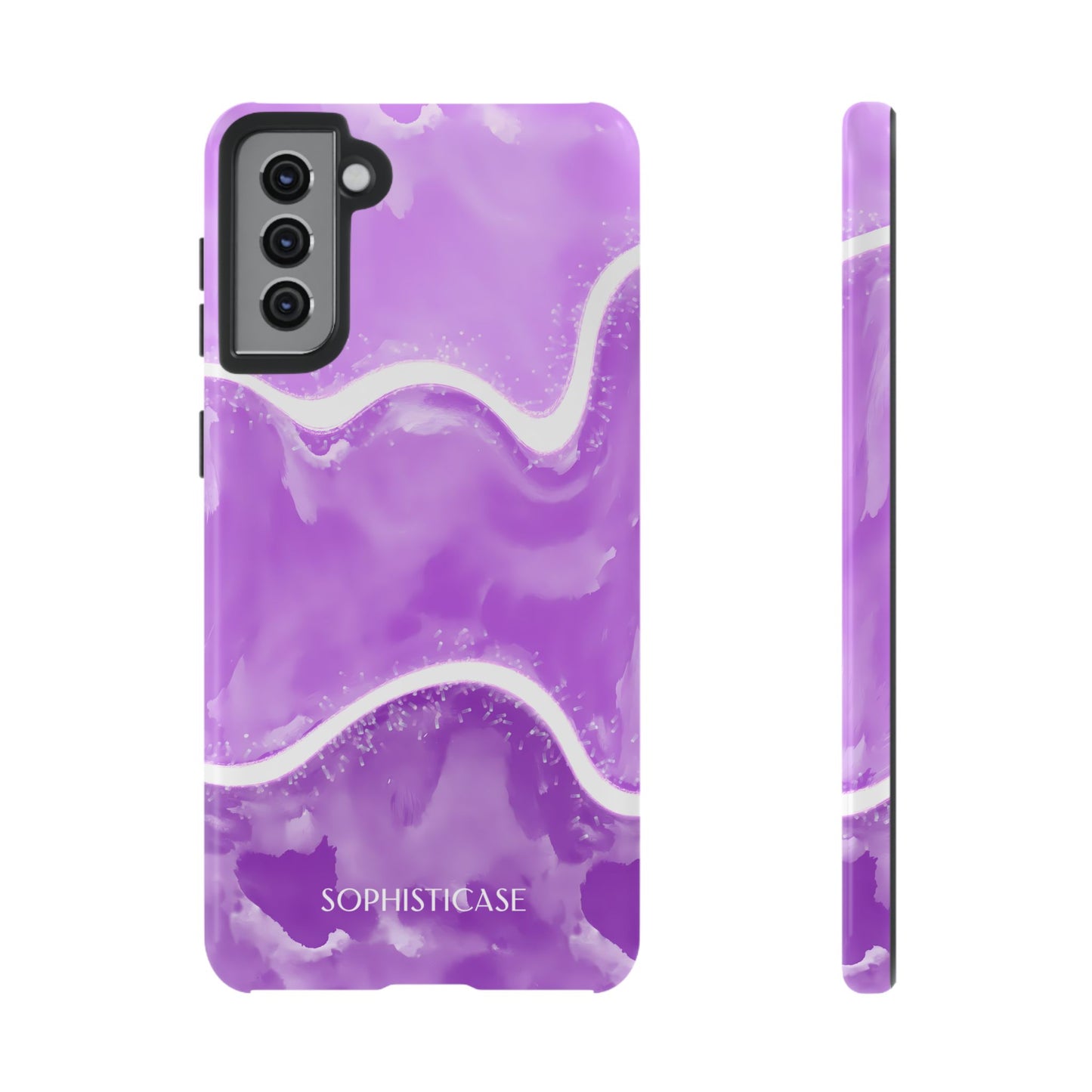 Serenity in Deep Purple - Protective Phone Case for Samsung Galaxy