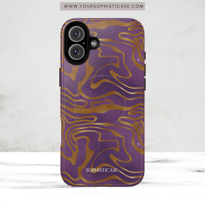 Cosmic Gold in Purple - iPhone Magsafe Case