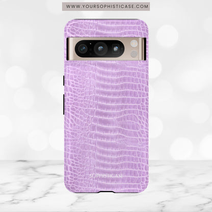 Luxe Leather in Purple - Tough Phone Case