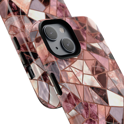 Rose' Runway in Merlot Mosaic - Magsafe Case