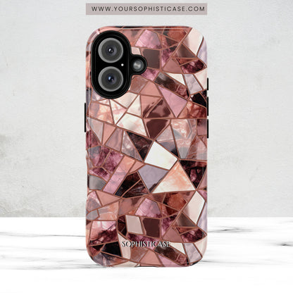 Rose' Runway in Merlot Mosaic - Magsafe Case