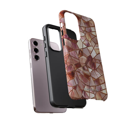 Rose' Runway in Champagne Mosaic - Tough Phone Case