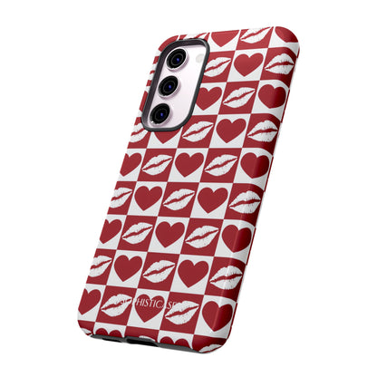 Belle Amie in Red - iPhone Case, Samsung Galaxy Case, Google Pixel Case