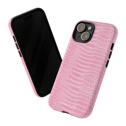 Luxe Leather in Pink - iPhone Case