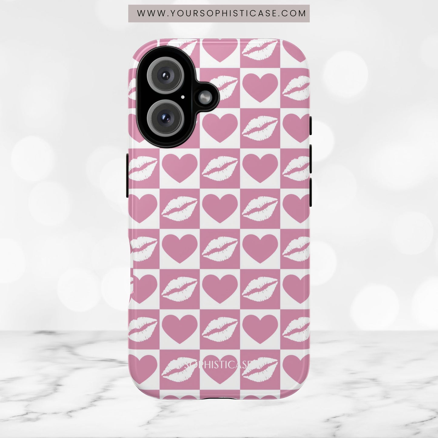 Belle Amie in Pink - iPhone Case, Samsung Galaxy Case, Google Pixel Case