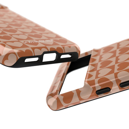 Tough Love in Brown - Tough Phone Case