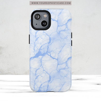 Marble Opulence in Blue - Magsafe Case