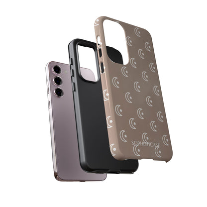 Moon Phase in Boho Brown - Tough Phone Case for Samsung Galaxy