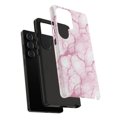 Marble Opulence in Pink - Tough Phone Case