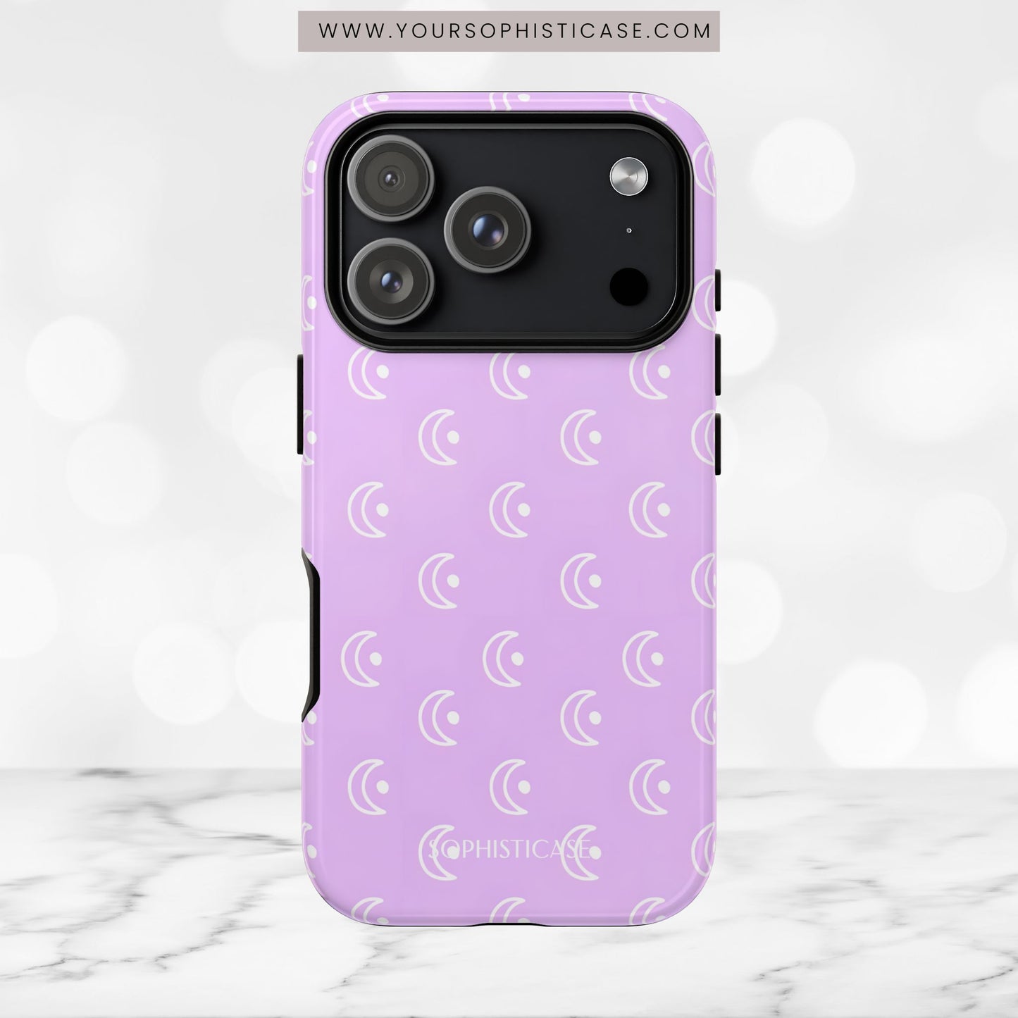 Moon Phase in Purple - iPhone Case