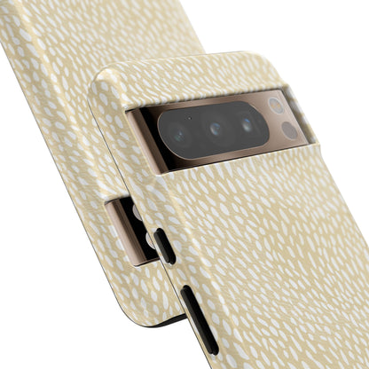 Oh Deer! in Neutral Beige- Tough Phone Case