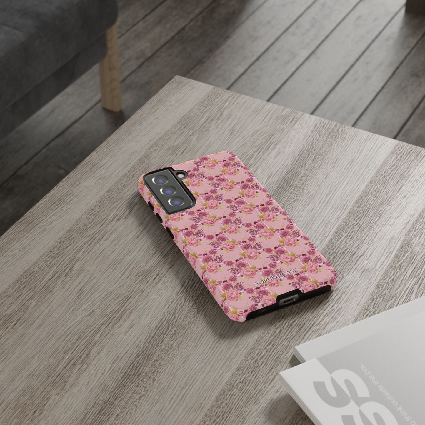 Rose Diamond Romance in Amelie - Tough Phone Case