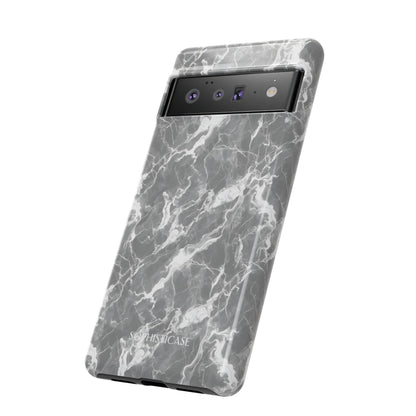 Marble Crush in Charcoal Grey - Tough Phone Case