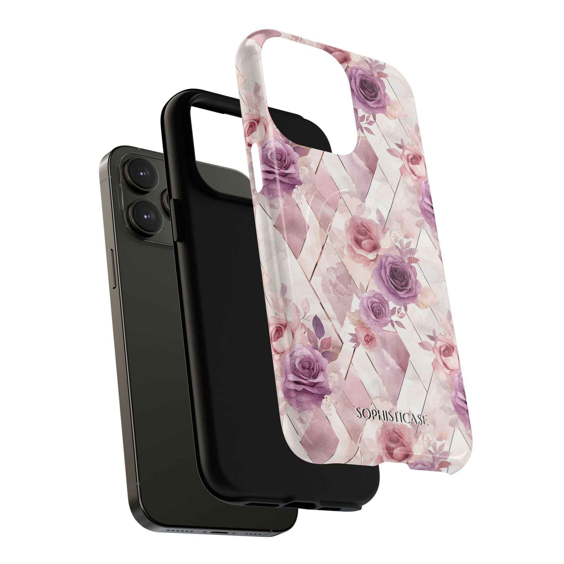 Royal Floral in Mauve Rose - iPhone Magsafe Case