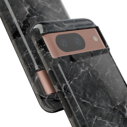 Marble Opulence in Black - iPhone Case, Samsung Galaxy Case, Google Pixel Case
