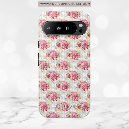 Rose Diamond Romance in Colette - Tough Phone Case