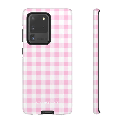 Tough Case - Gingham in Pink