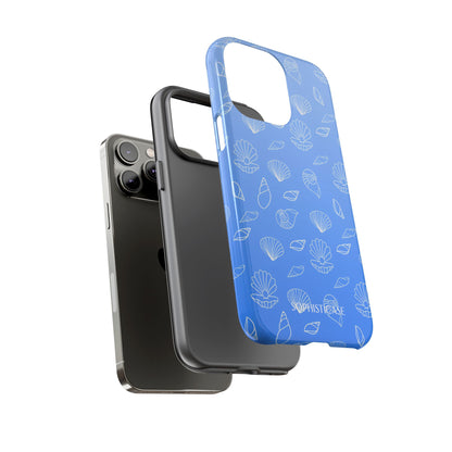 Seashell Society in Ocean Blue - iPhone Case