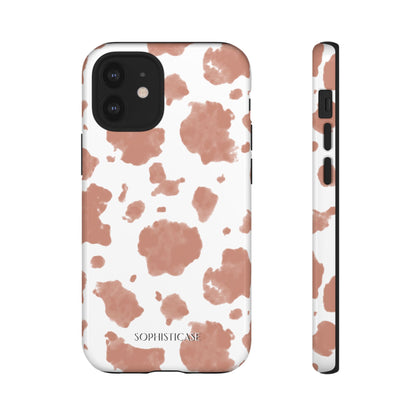 Holy Cow in Light Brown - iPhone Case