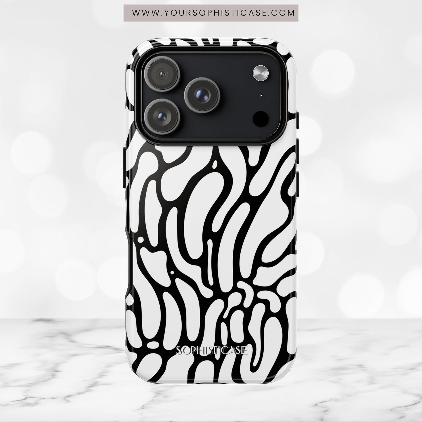 Dark Thoughts in Onyx - iPhone Case, Samsung Galaxy Case, Google Pixel Case
