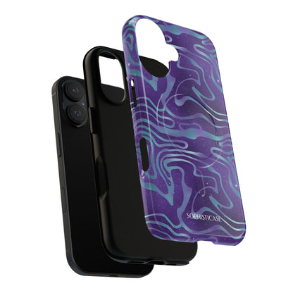 Cosmic Gold in Blue & Purple - iPhone Magsafe Case
