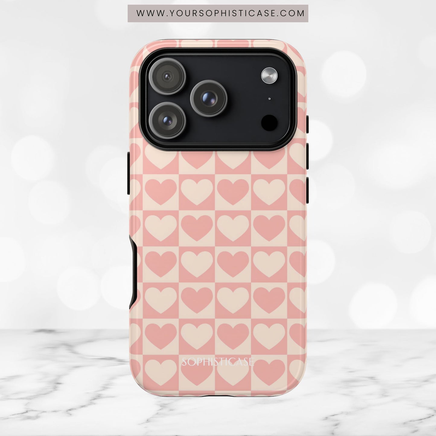 Tough Love in Pink - Tough Phone Case