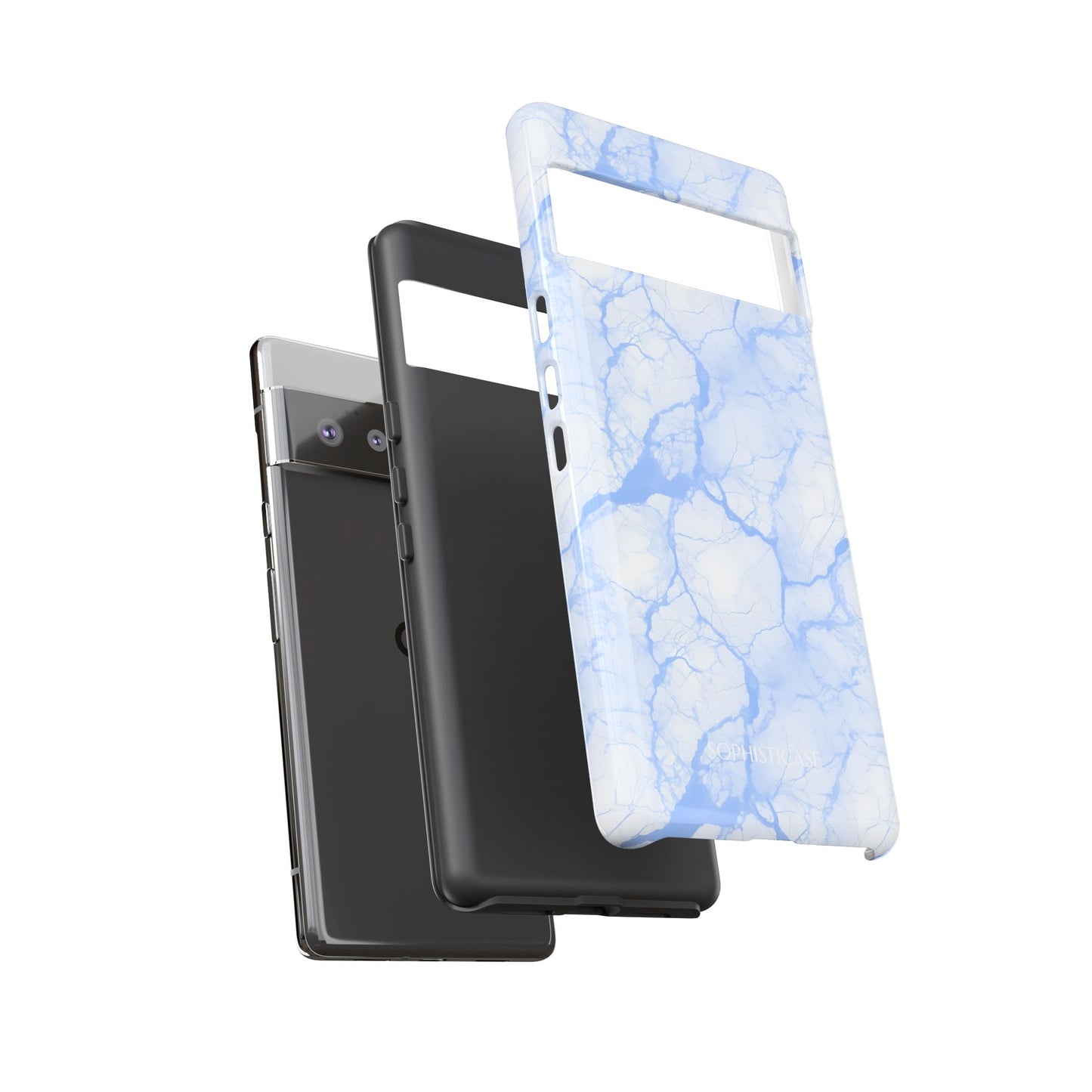 Marble Opulence in Blue - Tough Phone Case