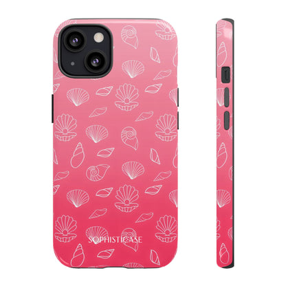 Seashell Society in Sunset Pink - iPhone Case