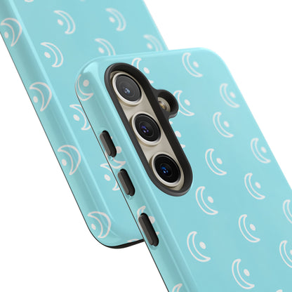 Moon Phase in Aqua - Tough Phone Case for Samsung Galaxy