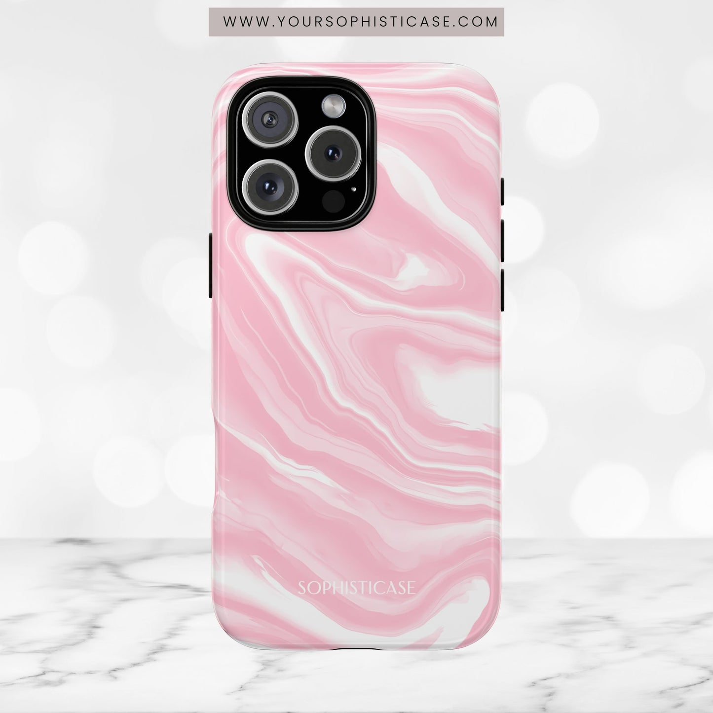Liquid Dreams in Pink - iPhone Case