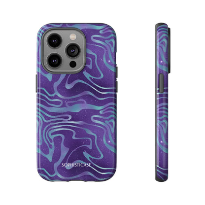 Cosmic Gold in Blue & Purple - iPhone Case, Samsung Galaxy Case, Google Pixel Case