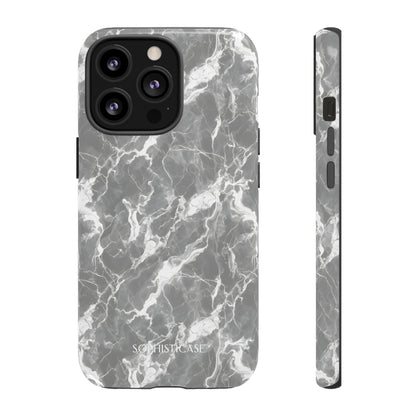 Marble Crush in Charcoal Grey - iPhone Case