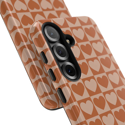 Tough Love in Brown - Tough Phone Case