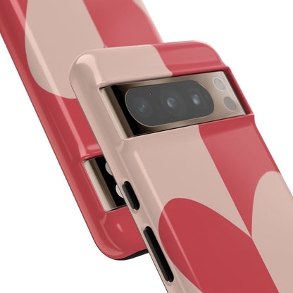 Be Mine in Red and Brown - iPhone Case, Samsung Galaxy Case, Google Pixel Case