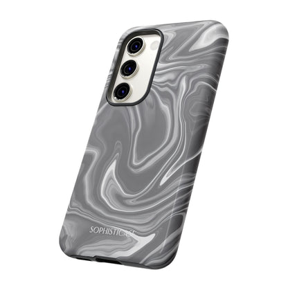 Liquid Dreams in Charcoal - Tough Phone Case
