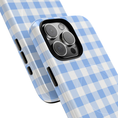 Gingham in Blue - Magsafe Case