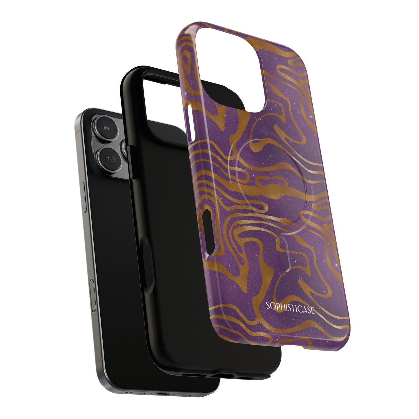 Cosmic Gold in Purple - iPhone Magsafe Case