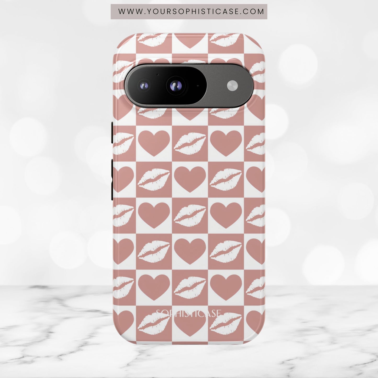 Belle Amie in Neutral Brown - Tough Phone Case