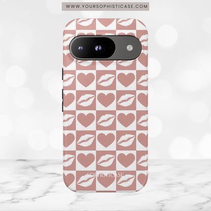 Belle Amie in Neutral Brown - Tough Phone Case